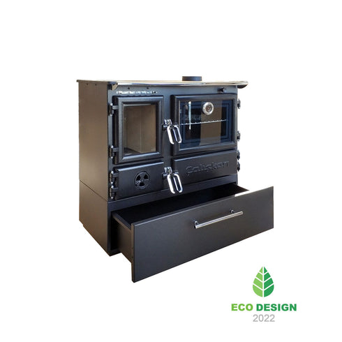 Indoor Wood Burner Stove Multifunctional Kitchen Living Room Stove for Heating Stovetop Cooking Baking Oven Eco Design Rustic Aesthetic